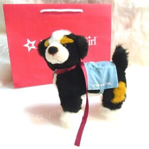 American Girl Nicki Service Dog Sprocket Vest Leash Collar Name Tag Ag Gift Bag